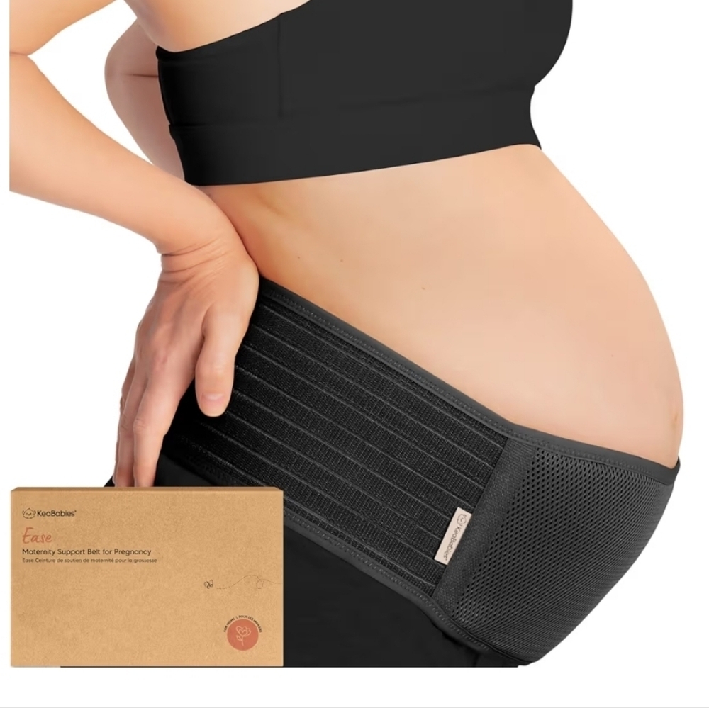 Black Maternity Support Belt M/L